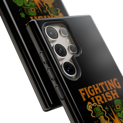 Phone Case — "Fighting Irish: Luck Ran Out, Fists Didn’t" St. Patrick’s Protective Cover