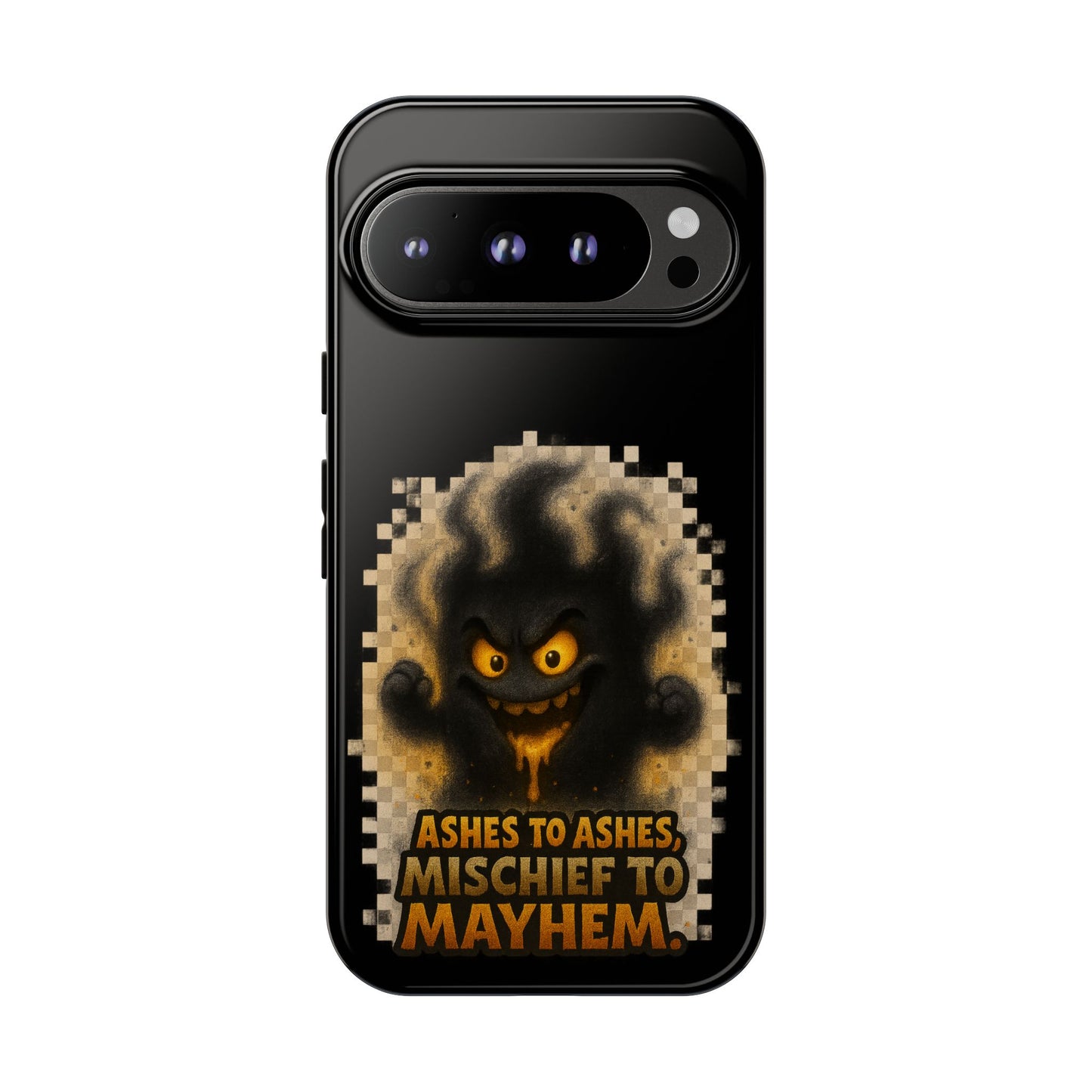 Phone Case — 'Ashes to Ashes, Mischief to Mayhem' Spooky Ghost Protective Case