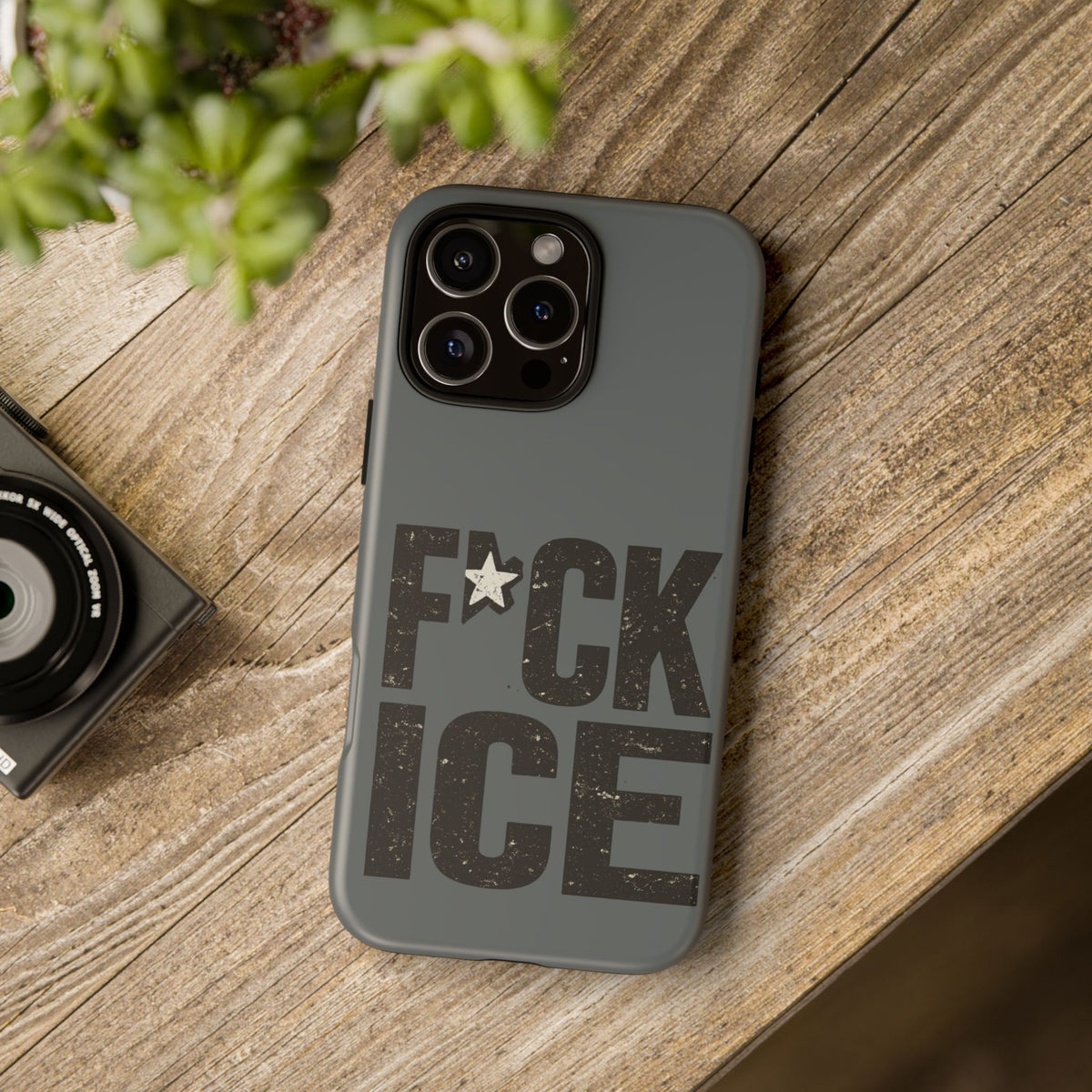 Phone Case — “F*CK ICE” Bold Protest Protective Case