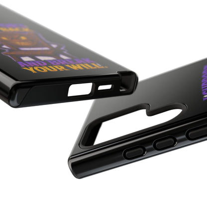 Phone Case — "I Support Your Back and Break Your Will" Funny Creepy Chair Design