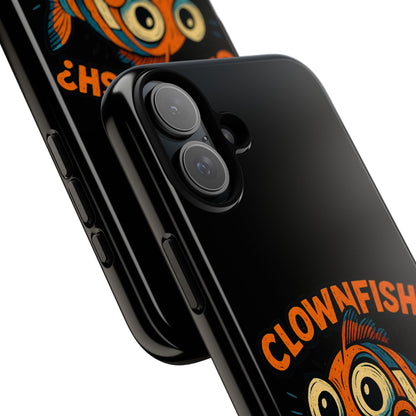 Phone Case — “Clownfish? I’m a Killer Joke.” Funny Creepy Fish Graphic