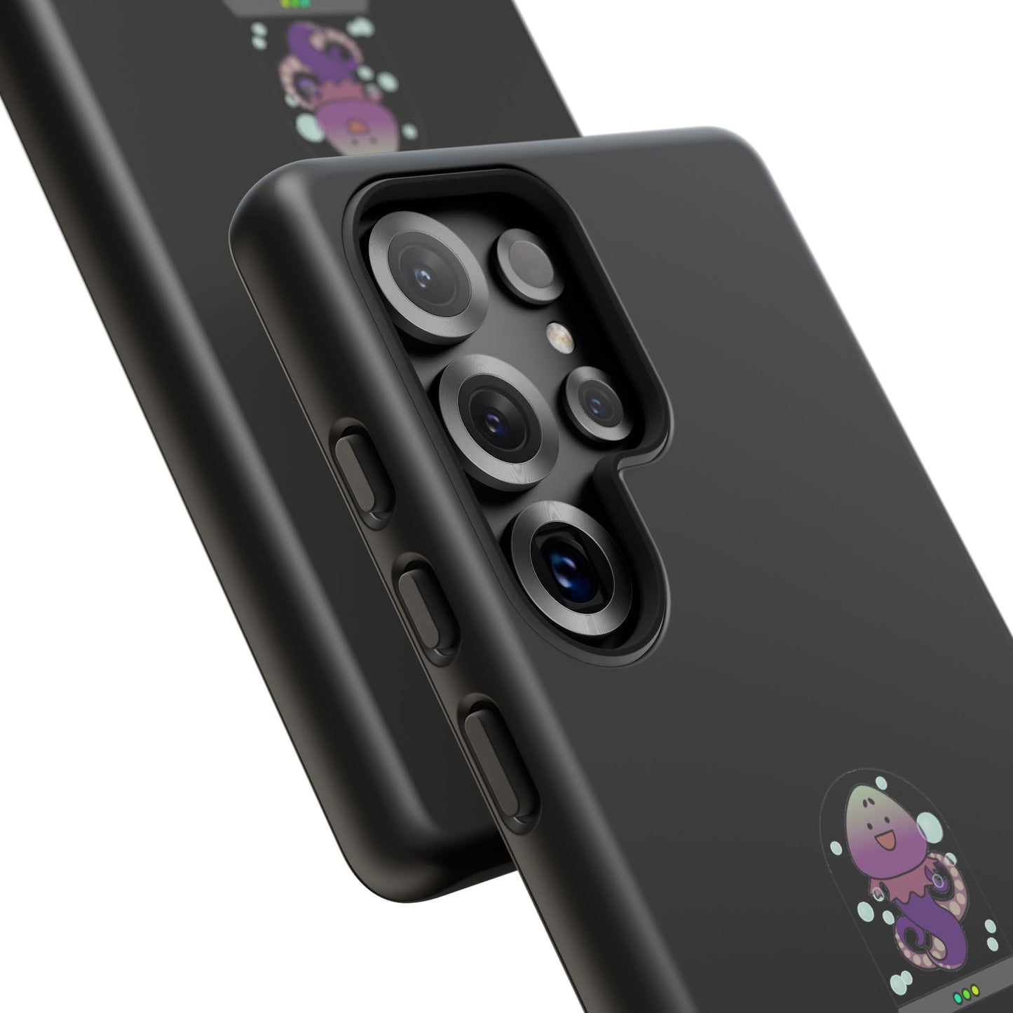 Phone Case — 'Got Protection?' Cute Purple Alien Anti-Shock Protective Cover
