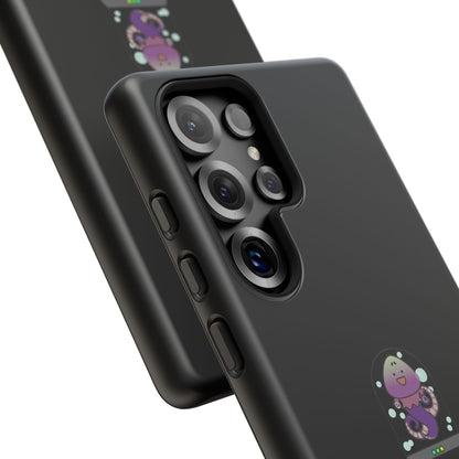 Phone Case — 'Got Protection?' Cute Purple Alien Anti-Shock Protective Cover