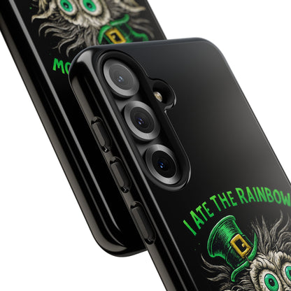 St. Patrick's Horror Phone Case — "I Ate the Rainbow, The Gold Screamed" Lucky Goblin Design