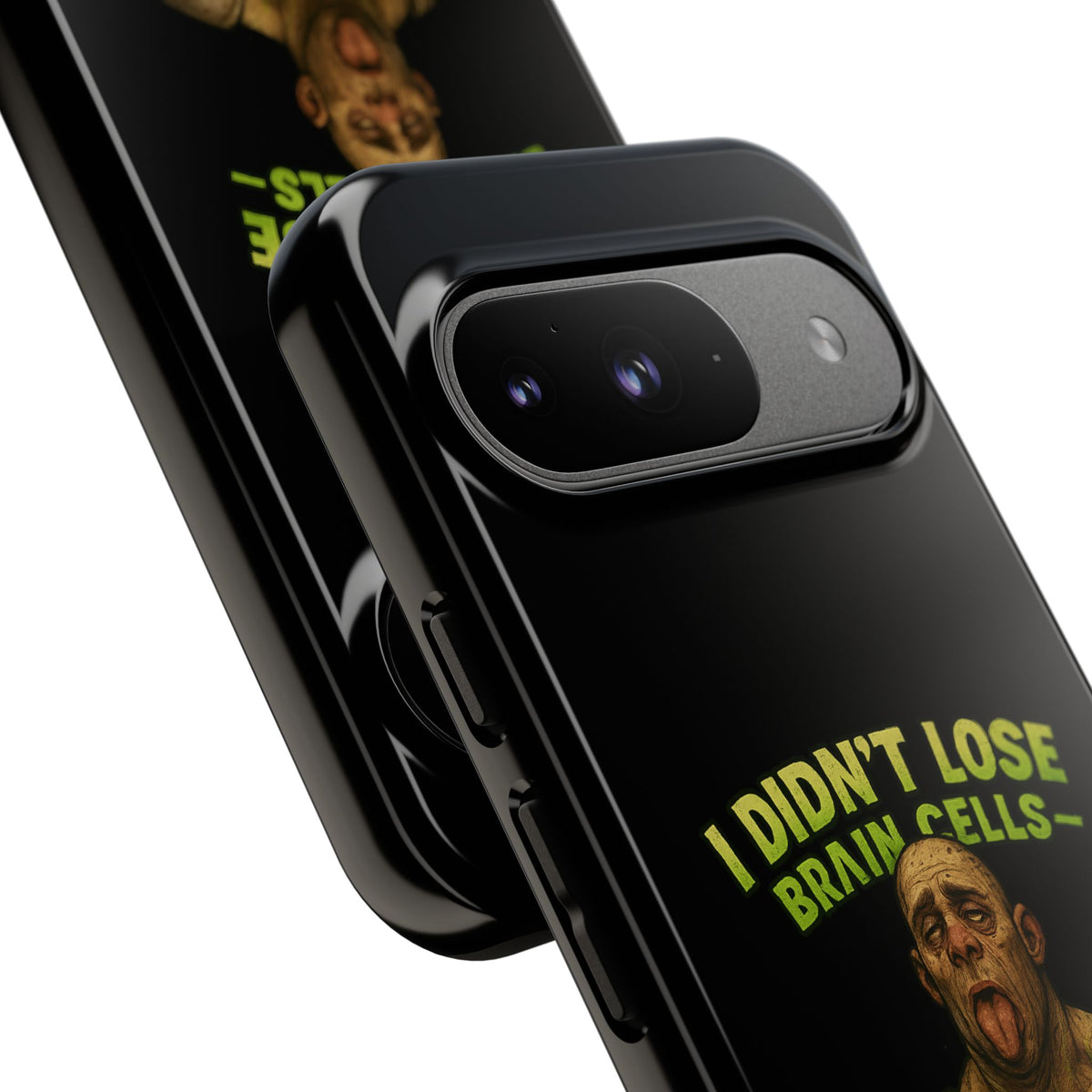 Phone Case — "I Didn't Lose Brain Cells, Someone Stole Them" Funny Zombie Warrior Protective Cover