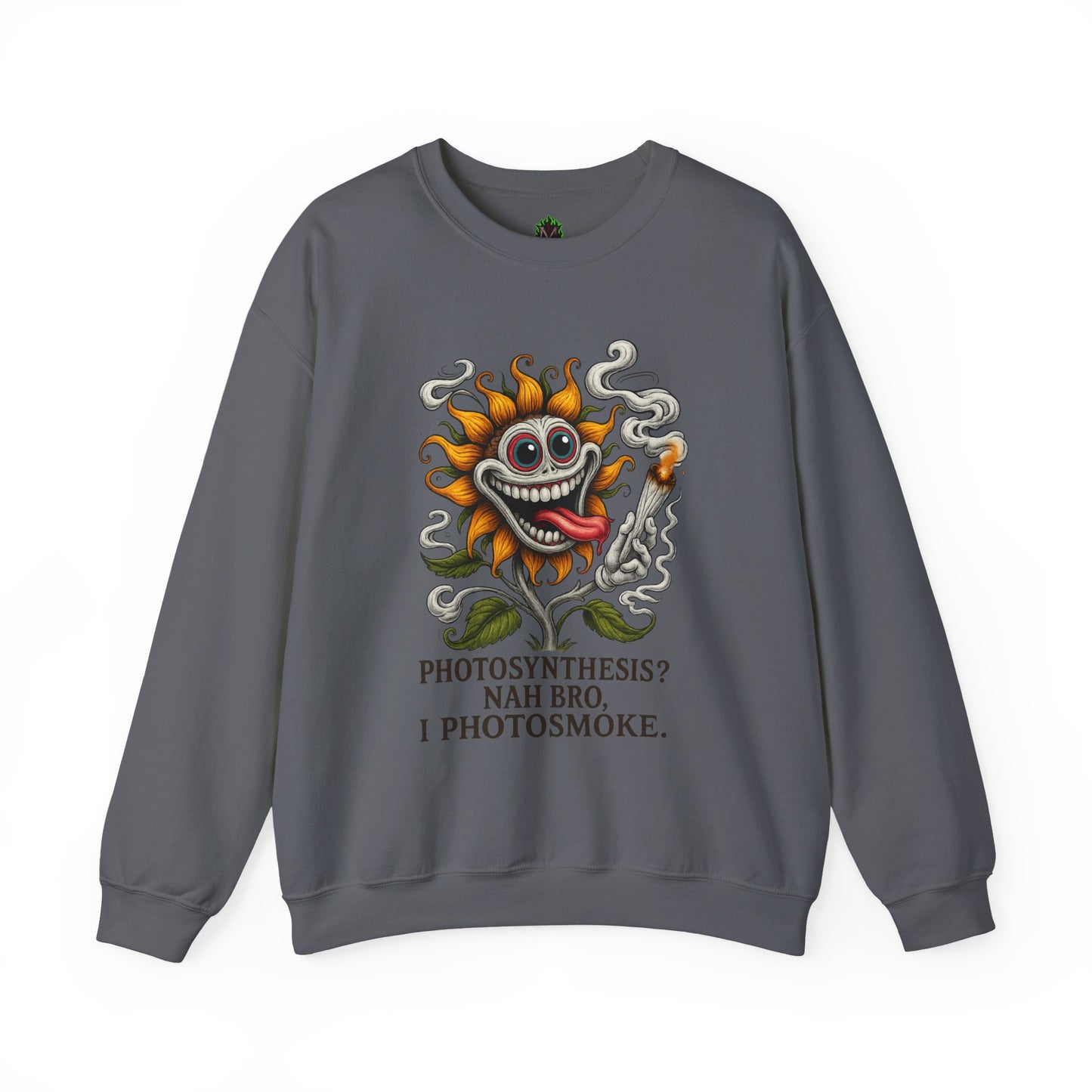 Photosmoke Sunflower Crewneck Sweatshirt