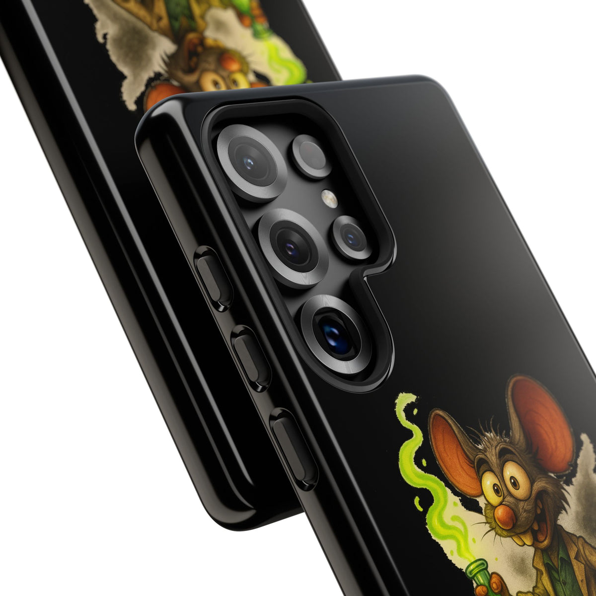 Phone Case — Funny Cartoon Rat "Oops That Wasn't Cheese" Protective Cover