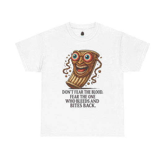 Tampon Warrior – “Bleeds and Bites Back” Feminist Horror T-Shirt