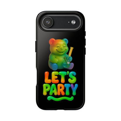 Let's Party Rainbow Bear Phone Case