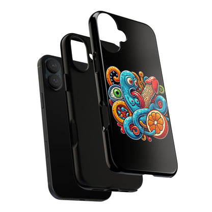 Octopus Surf Phone Case — Colorful Nautical Art Protective Phone Cover