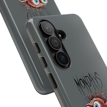 Mondays Zombie Character Phone Case – Funny Groggy Coffee Phone Cover