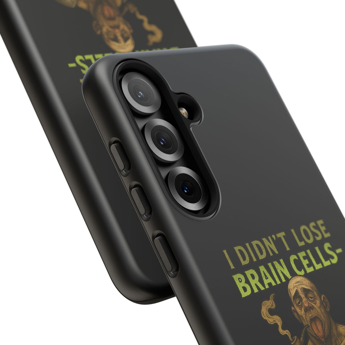Phone Case — “I Didn’t Lose Brain Cells — Someone Stole Them” Humorous Zombie Graphic