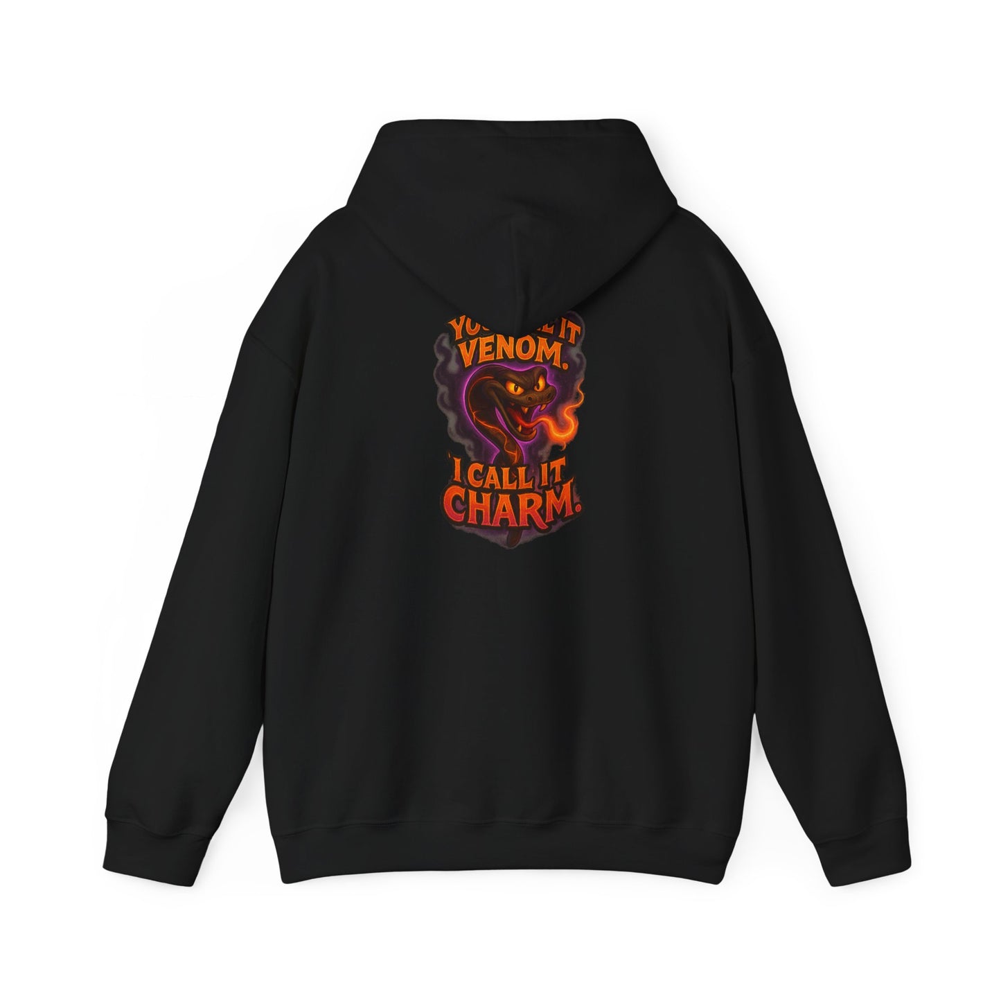 Venom I Call It Charm Hoodie — Spooky Snake Graphic Pullover