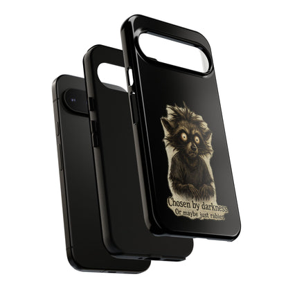 Phone Case — "Chosen by Darkness (Or Maybe Just Rabies)" Cute Creepy Lemur Design