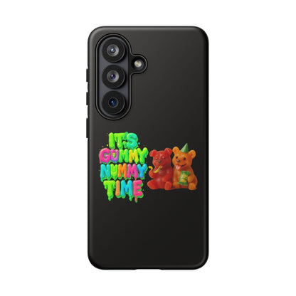 Phone Case — "It's Gummy Nummy Time" Colorful Gummy Bear Protective Case