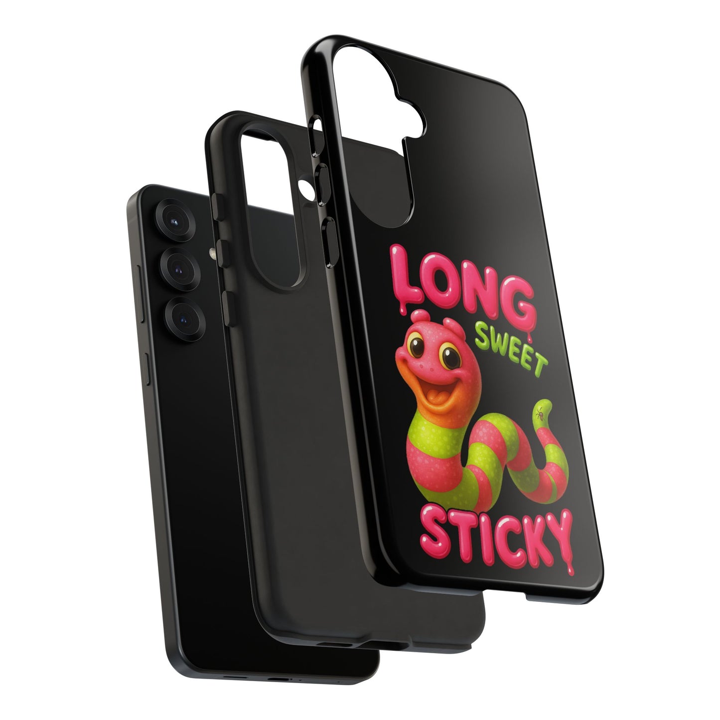 Phone Case — "Long Sweet Sticky" Cute Candy Snake Protective Case