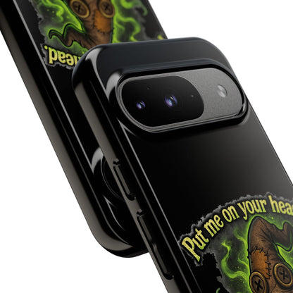 Phone Case — 'Put Me On Your Head, I Double Dare You' Witch Hat Horror Design