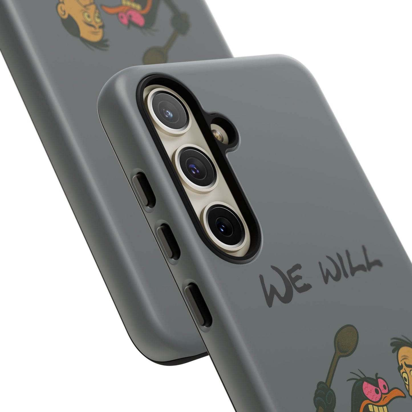Phone Case - "We Will Resist" Cartoon Protest Design