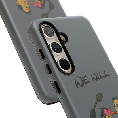 Phone Case - "We Will Resist" Cartoon Protest Design