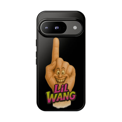 Phone Case — 'Lil Wang' Humorous Middle Finger Character Protective Cover
