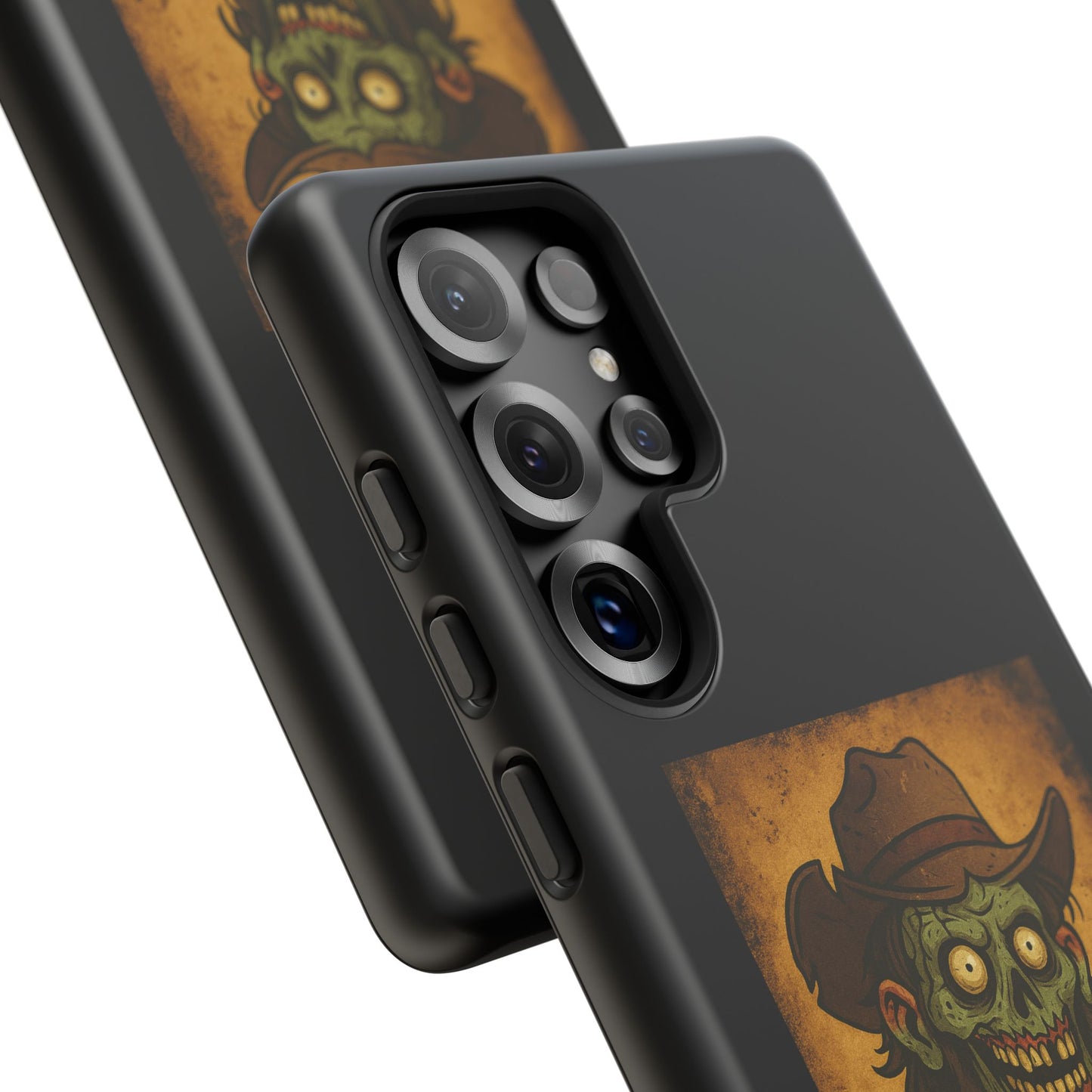 Zombie Cowboy Phone Case — "Ain't No Grave Gonna Hold This Yeehaw" Protective iPhone Cover