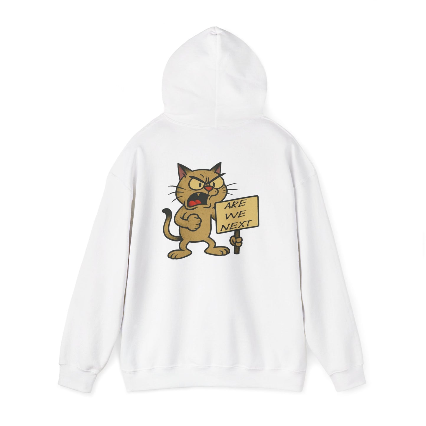 Are We Next? Protest Cat Hoodie