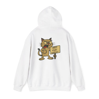 Are We Next? Protest Cat Hoodie