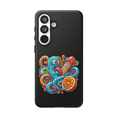 Octopus Surf Phone Case — Colorful Nautical Art Protective Phone Cover