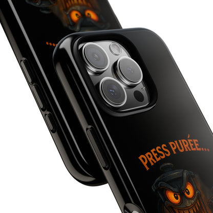 Phone Case - 'Press Purée...and Pray' Halloween Horror Protective Cover