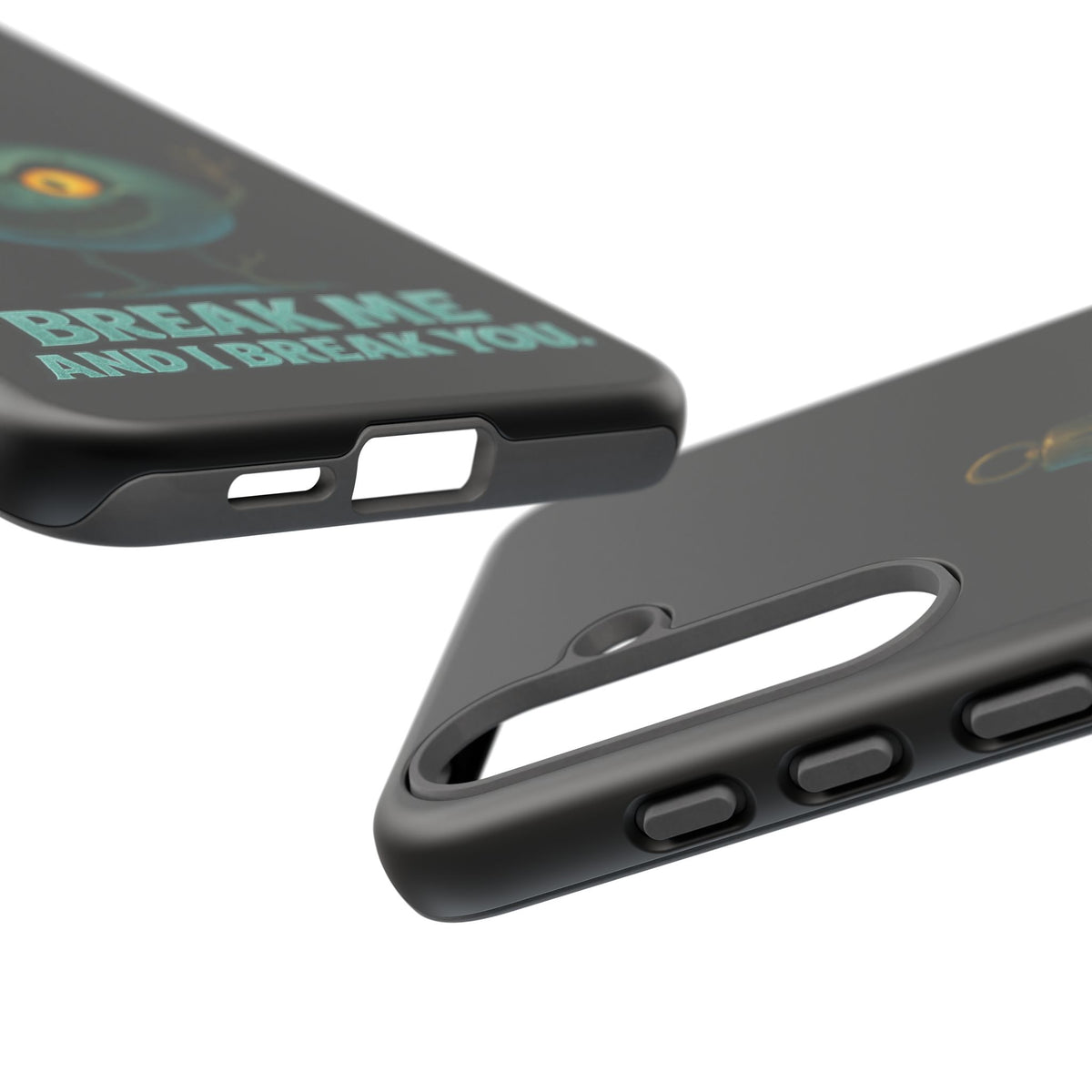 Phone Case — 'Break Me and I Break You' Mischievous Ornament Protective Cover