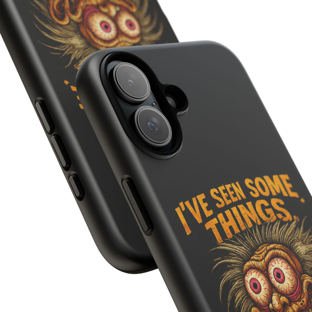 Funny Retro Monster Phone Case — "I've Seen Some Things, Most Of Them Were Me"