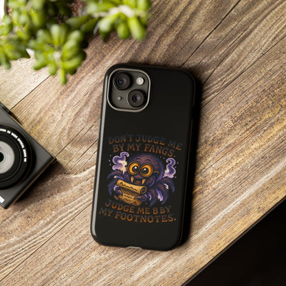 Phone Case — Fiery One-Eyed Demon with "I See Your Soul... And It's Disappointing"