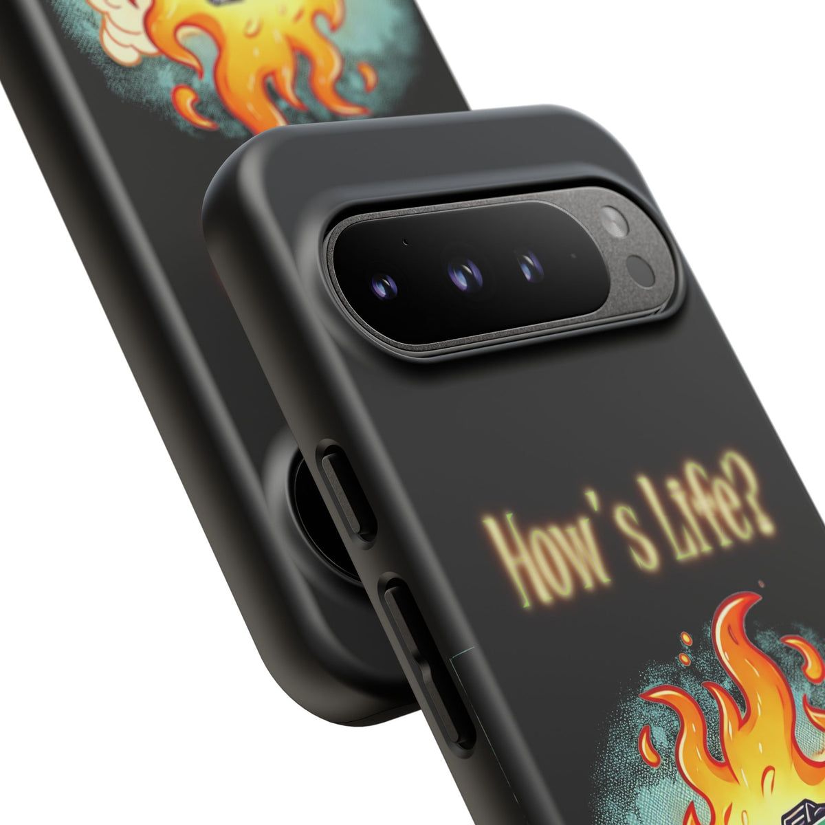 How's Life? Flaming Dumpster Phone Case