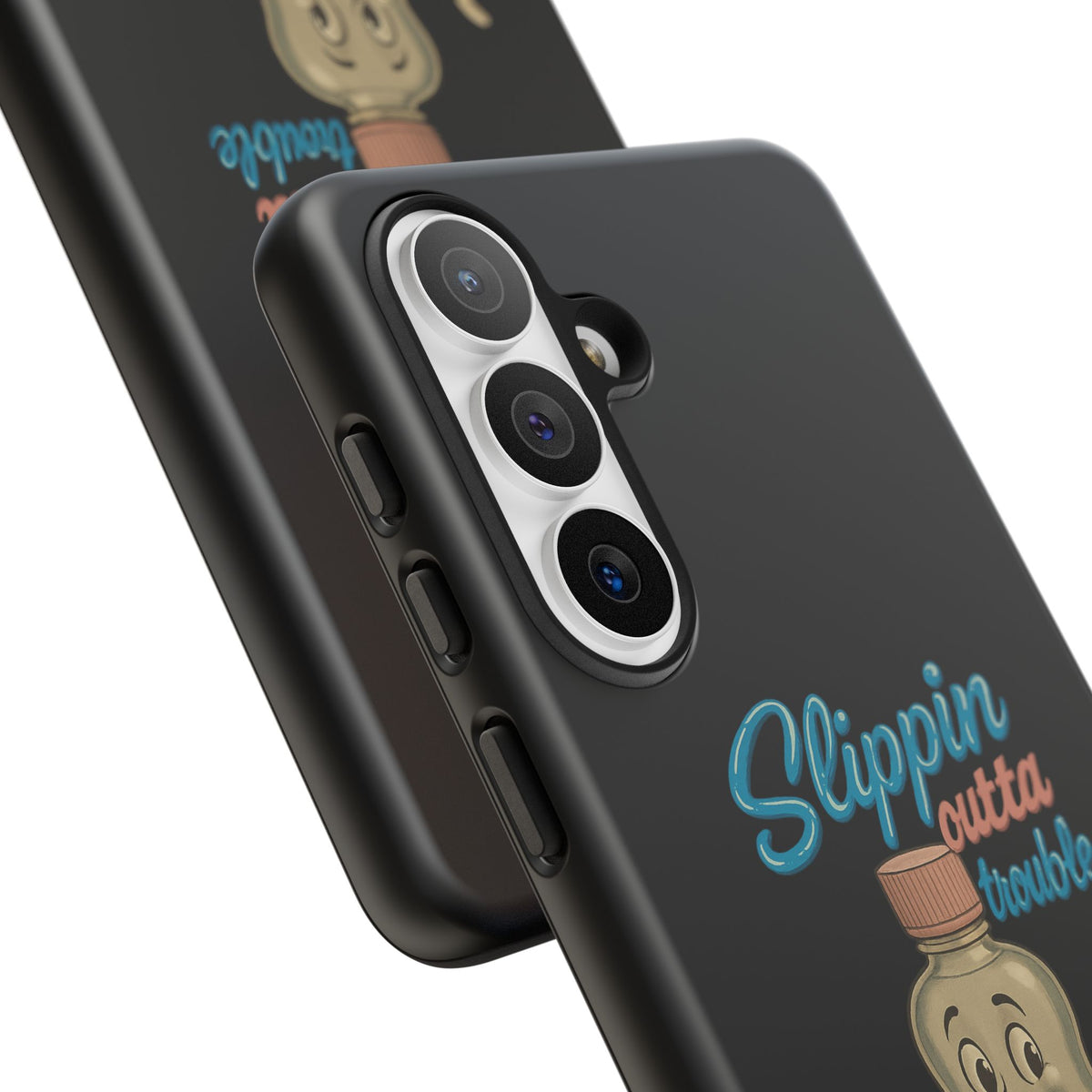 Phone Case — Retro 'Slippin Outta Trouble' Baby Bottle Design