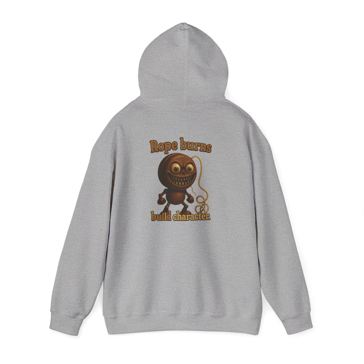 Hoodie — Retro Cartoon Rope Toy 'Bold Character' Graphic Pullover