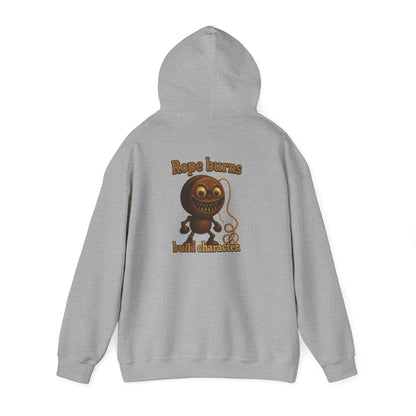 Hoodie — Retro Cartoon Rope Toy 'Bold Character' Graphic Pullover