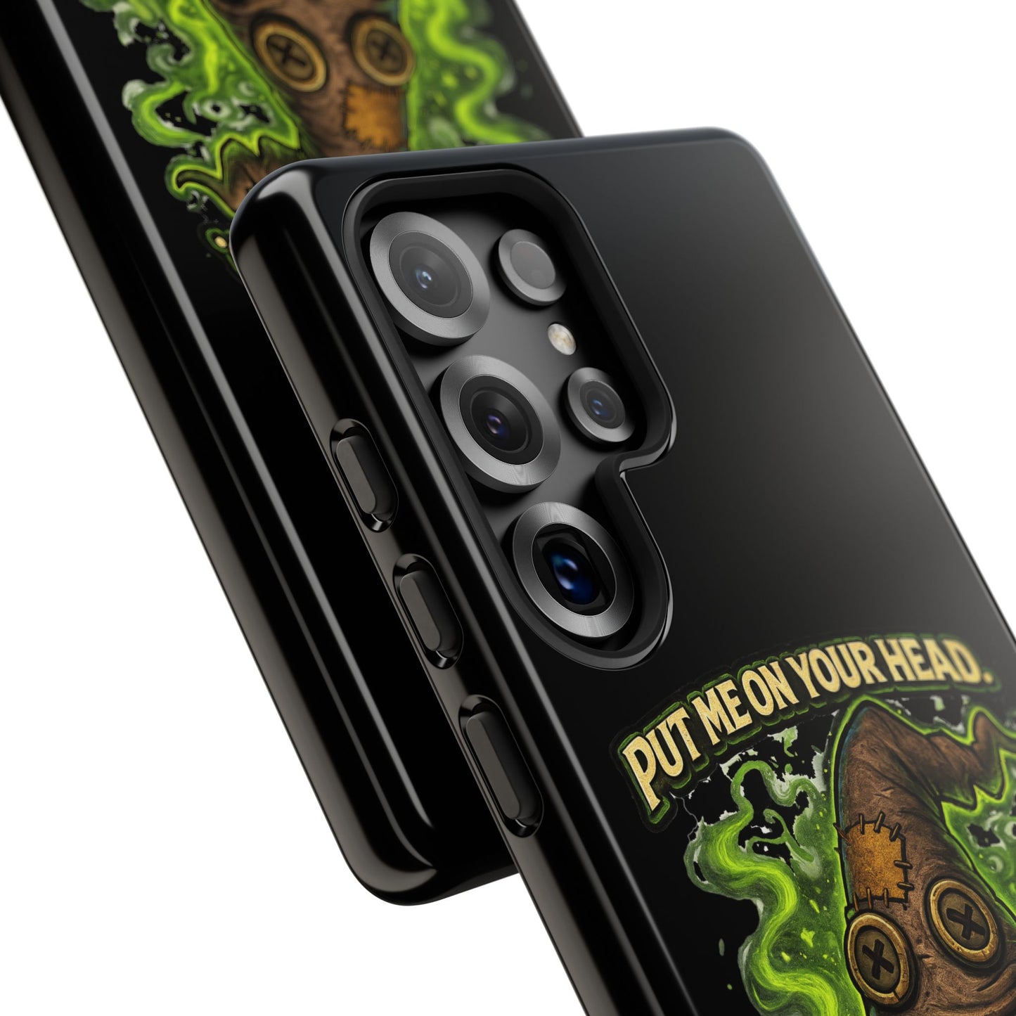 Phone Case — “Put Me On Your Head, I Double Dare You” Scary Witch Hat Design