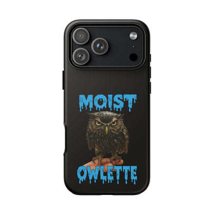 Moist Owlette Phone Case — Funny Owl Graphic Protective Case