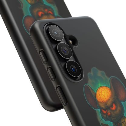 Phone Case — 'You'll Be Cheese in the Simulation' Angry Detective Mouse Graphic