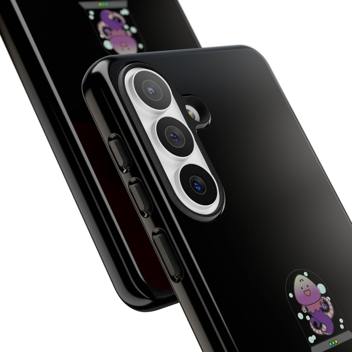 Phone Case — 'Got Protection?' Cute Purple Alien Anti-Shock Protective Cover