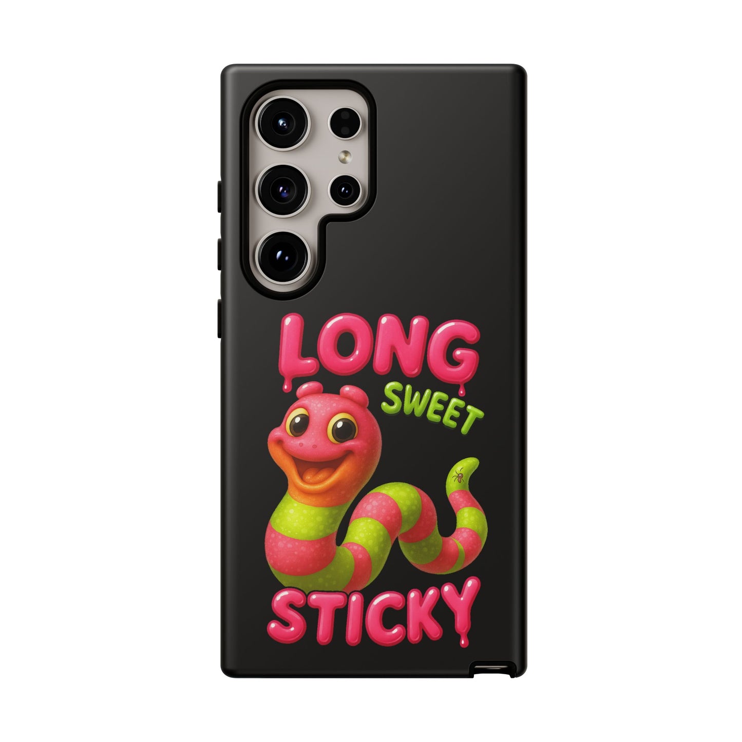 Phone Case — "Long Sweet Sticky" Cute Candy Snake Protective Case