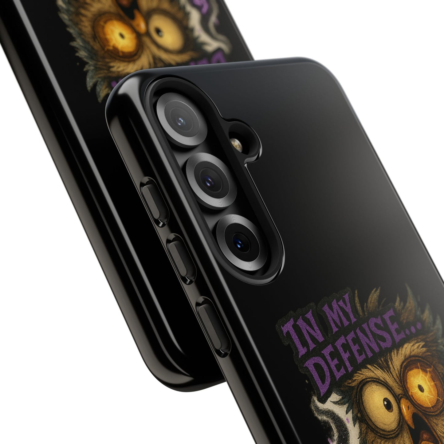 Phone Case — 'In My Defense… The Spell Did Work' Owl Witchy Protective Case