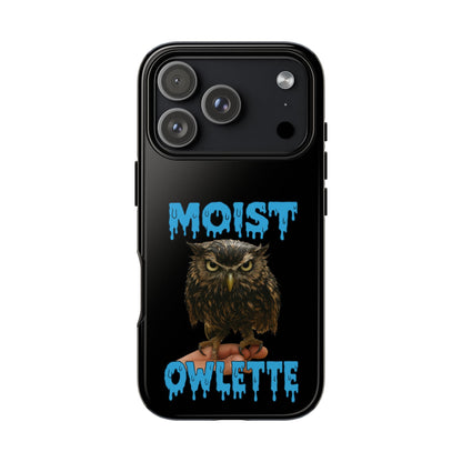 Moist Owlette Phone Case — Funny Owl Graphic Protective Case