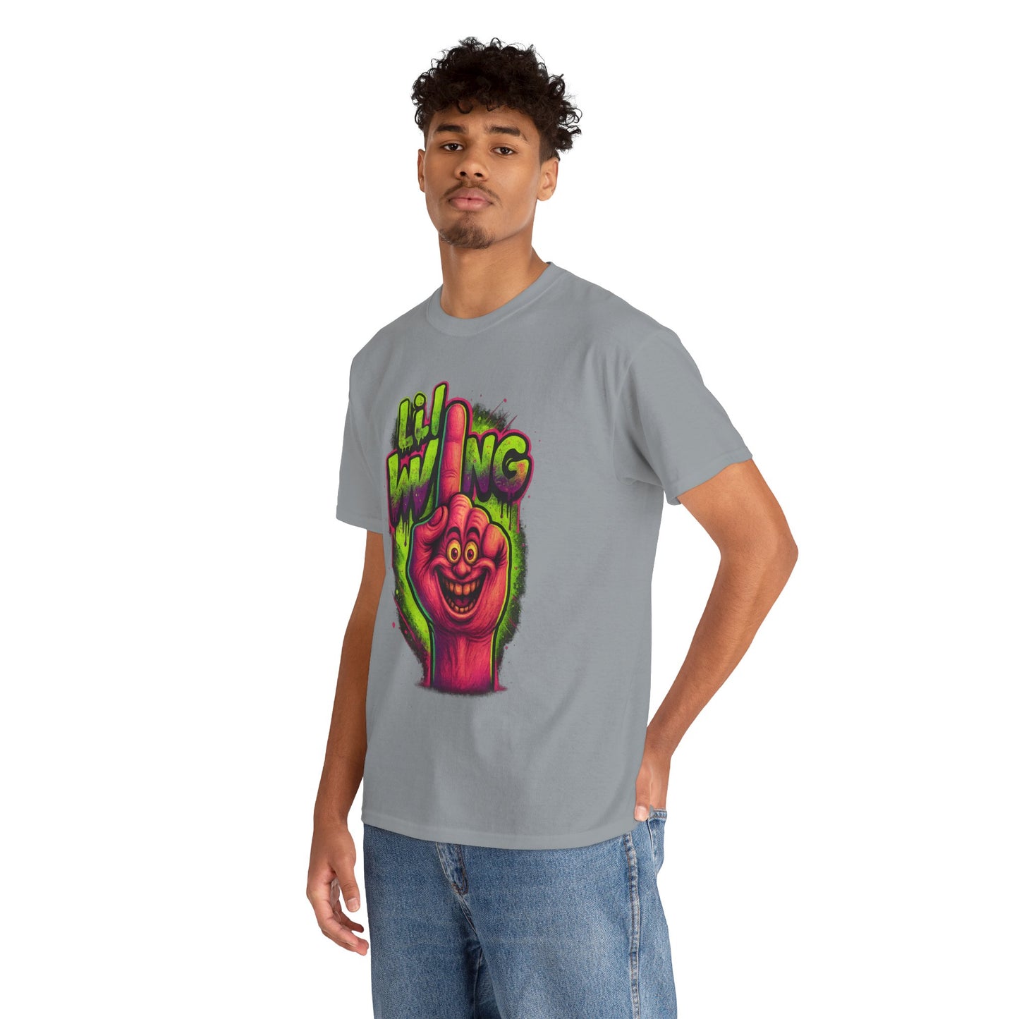 Lil’ Wang – Happy Middle Finger Monster Tee