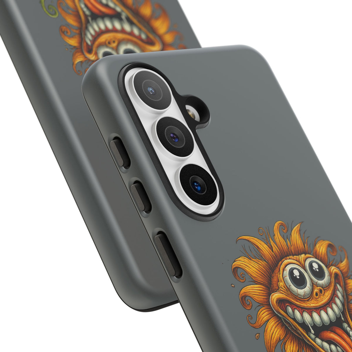 Funny Monster Sunflower Phone Case — "Photosynthesizing the Universe One Breakdown at a Time"