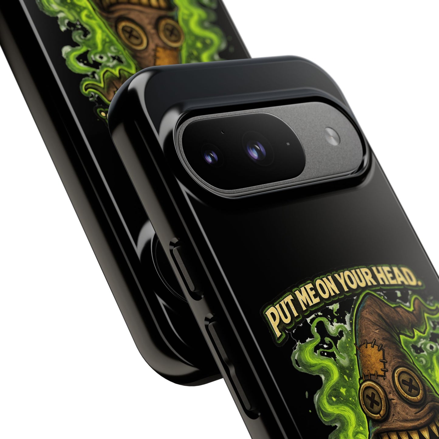 Phone Case — “Put Me On Your Head, I Double Dare You” Scary Witch Hat Design