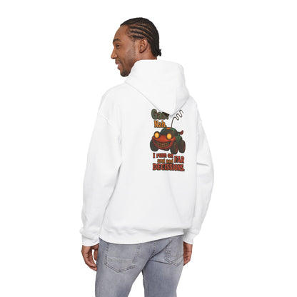 Hoodie — "Nah. I Run on Bad Decisions" Vintage Cartoon Car Graphic