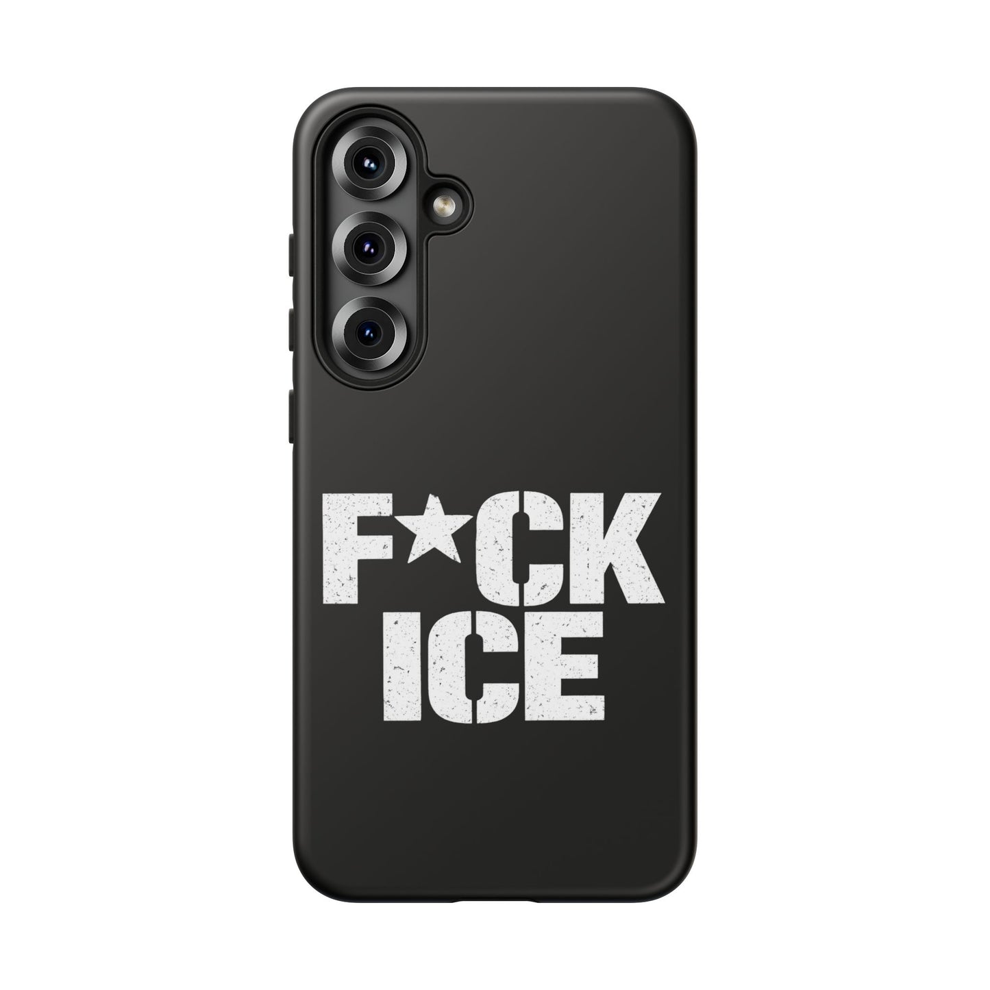 Phone Case — “F*CK ICE” Bold Protest Protective Cover