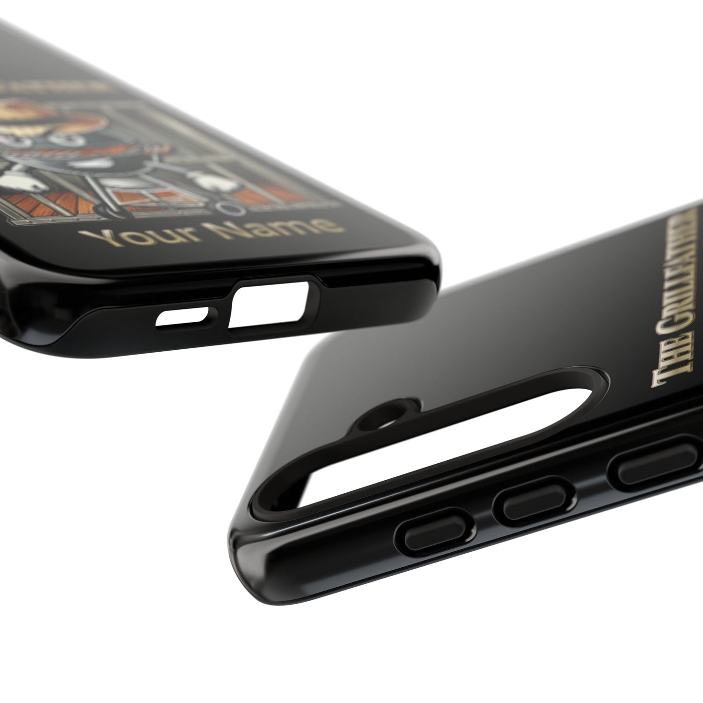 Grillfather Personalized Phone Case — Funny BBQ Smoker Design