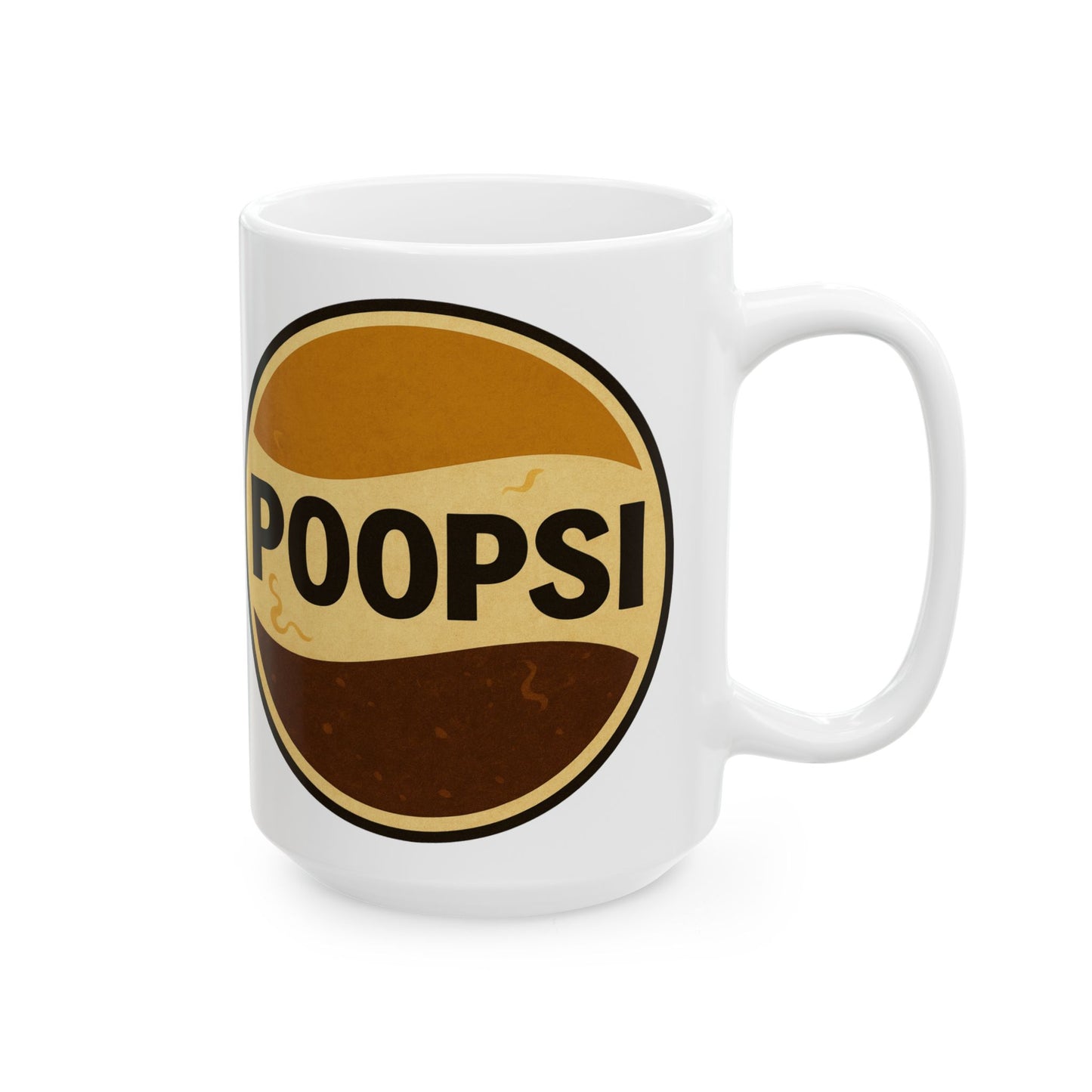 Vintage Poopsi Ceramic Mug (11oz, 15oz)